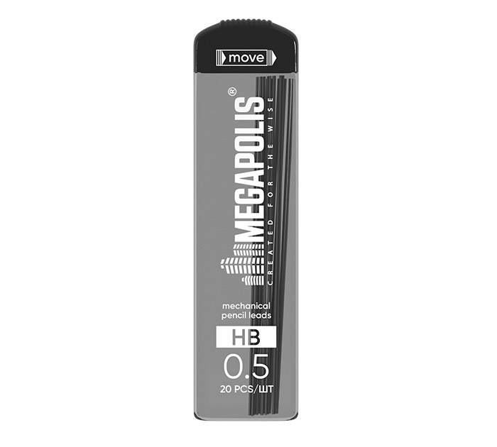 Грифель 0.5мм HB Megapolis