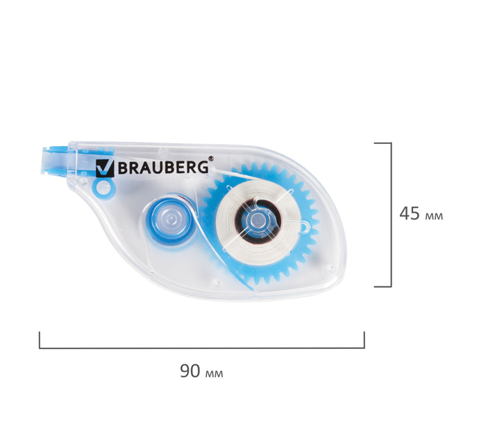 Корректор-лента Brauberg 5мм, 6м