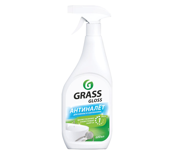 Средство для мытья сантехники и кафеля Grass «Gloss» 600мл