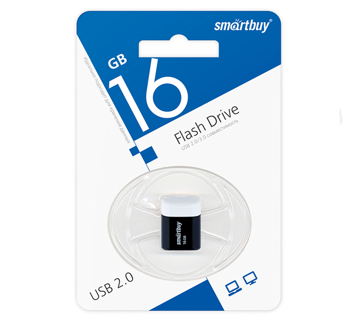 Флэш-карта Smart Buy USB2.0, 16Gb