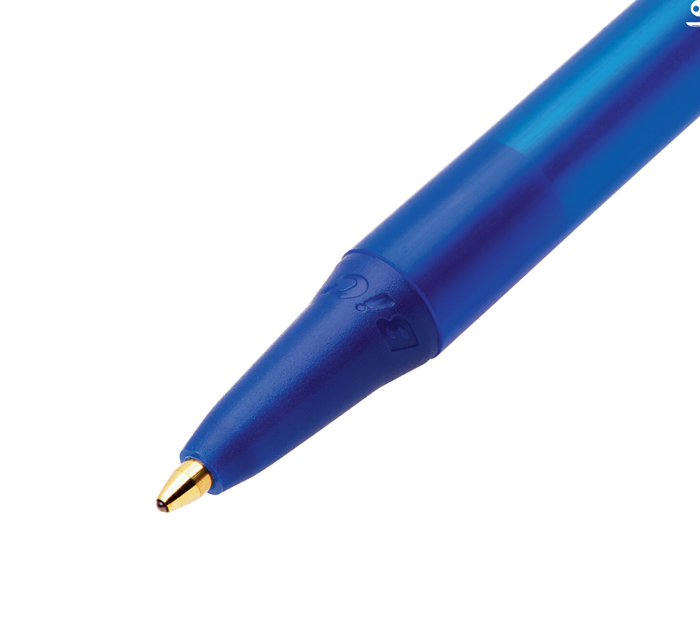 Ручка автоматическая BiC «Round Stic Clic» синий стержень, 1.0мм