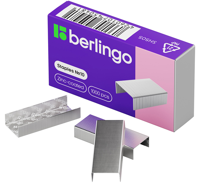 Скобы Berlingo №10, 1000шт