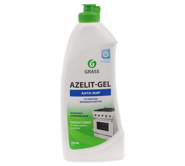 Средство чистящее для плит, духовок, грилей Grass «Azelit» гель, 500мл