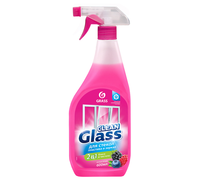 Средство для мытья стекол Grass Clean Glass «Лесные ягоды» 600мл