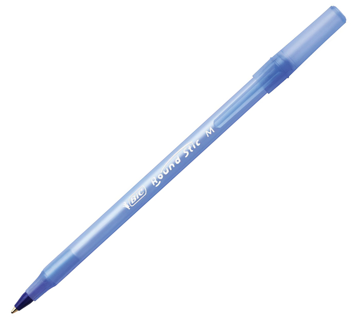 Ручка шар. син. Bic Round Stic пишущ.узел 1.0мм линия 0.32мм