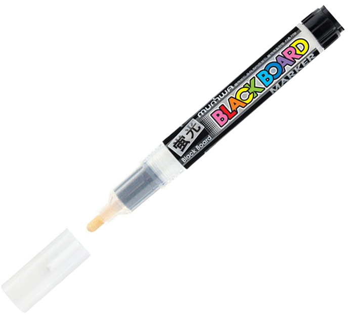 Маркер меловой MunHwa «Black Board Marker» белый, 3мм