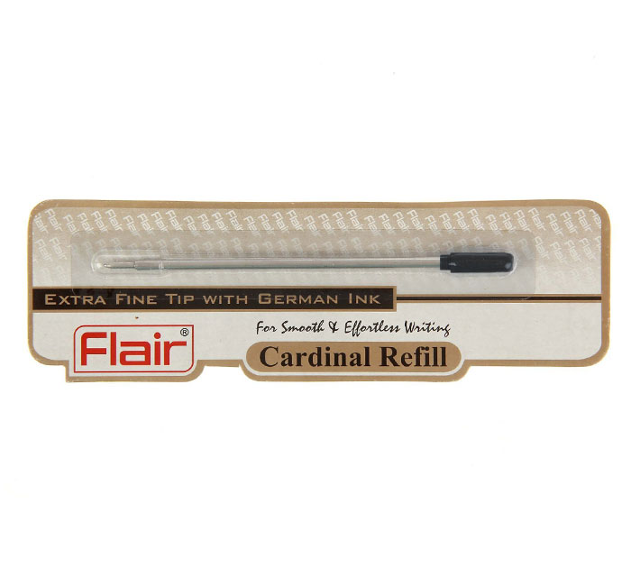 Стержень для поворотных ручек Flair «Cardinal refill» черный, 116мм, линия письма 0.7мм