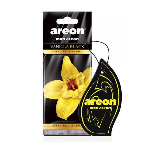 Ароматизатор автомобильный MonAreon «Vanilla Black» картонный