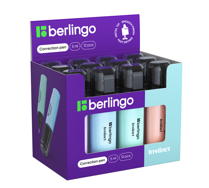 Корректор-ручка Berlingo «Instinct» 5мл