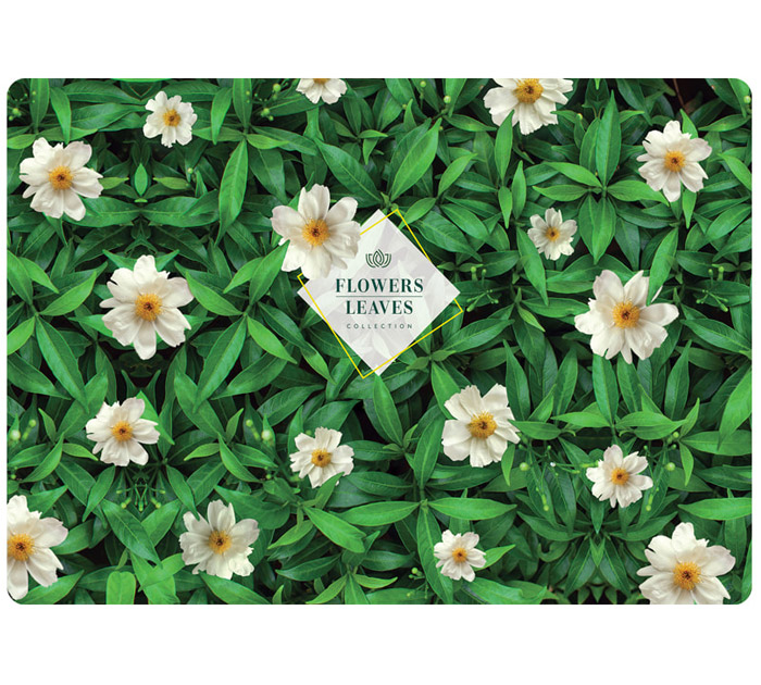 Подложка настольная ArtSpace «Flowers Leaves» 28.3х19.7мм
