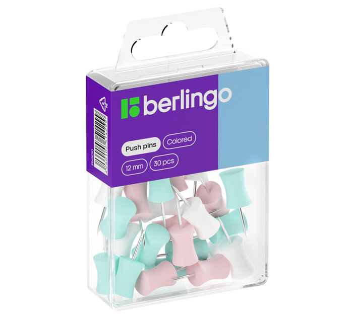 Кнопки силовые Berlingo 12мм, 30шт
