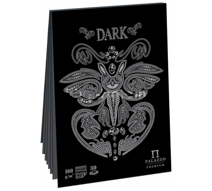 Скетчбук Лилия Холдинг «Dark» А4, 160 г/м², 30л