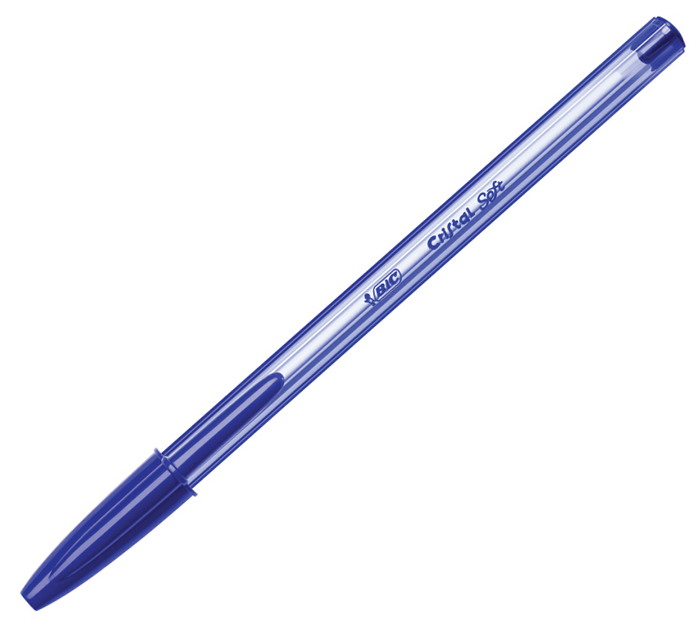 Ручка шариковая Bic «Cristal Soft» синий стержень, 1.2мм