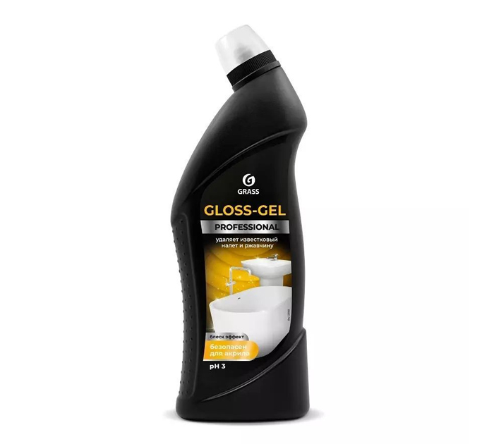 Средство для мытья сантехники и кафеля Grass «Gloss Gel Professional» 750мл