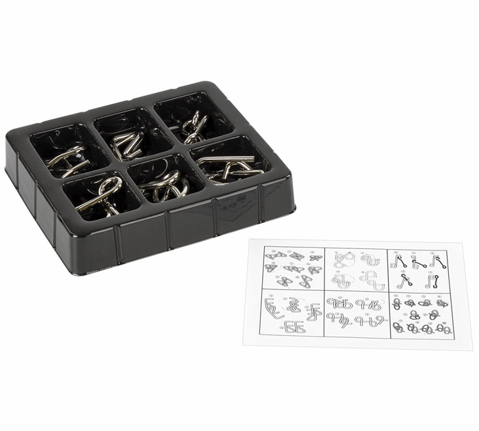 Игра-головоломка Золотая сказка «Эксперт» металлическая, 6шт в упаковке