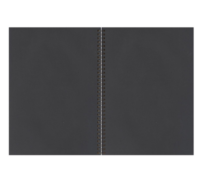 Скетчбук Brauberg «Art» А4, 120г/м², черные листы, 32л
