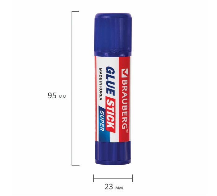 Клей-карандаш Brauberg «Super» 15г