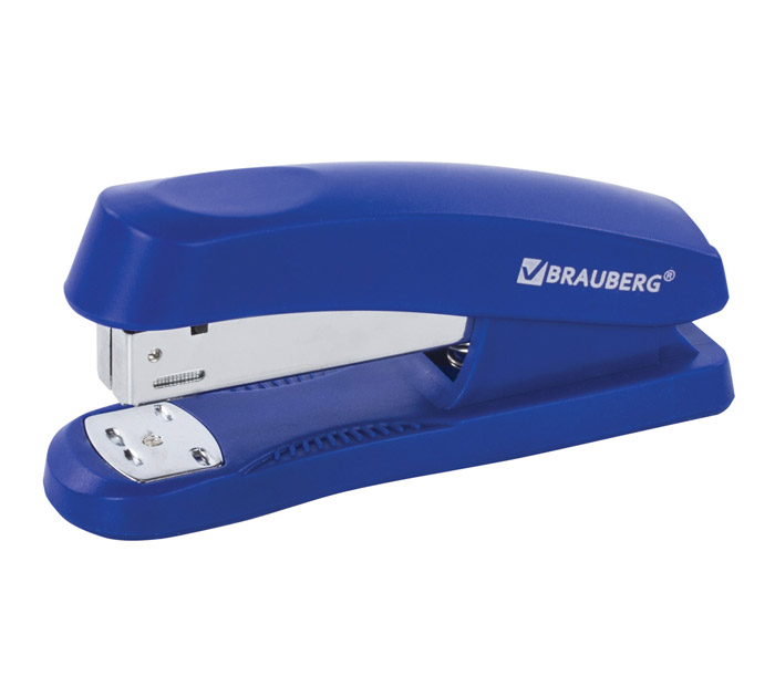 Степлер Brauberg «Standard» № 24/6-26/6, на 30л, синий