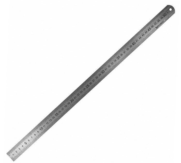 Линейка Brauberg металлическая, 50см