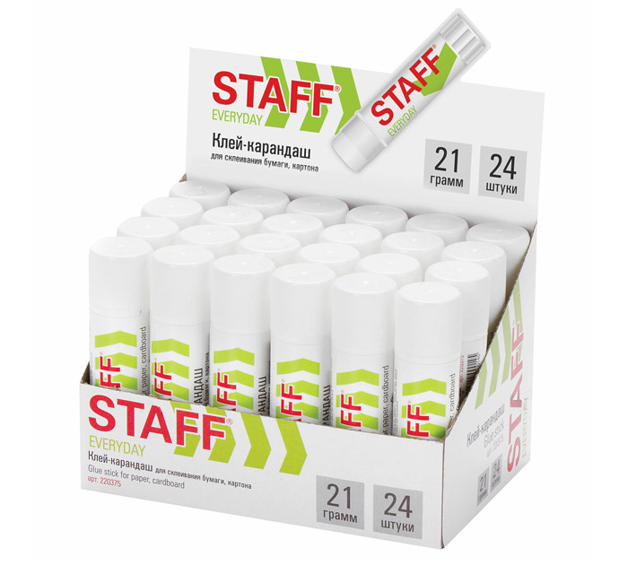 Клей-карандаш Staff 21г