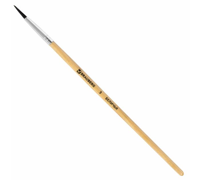 Кисть Brauberg №3, белка, круглая