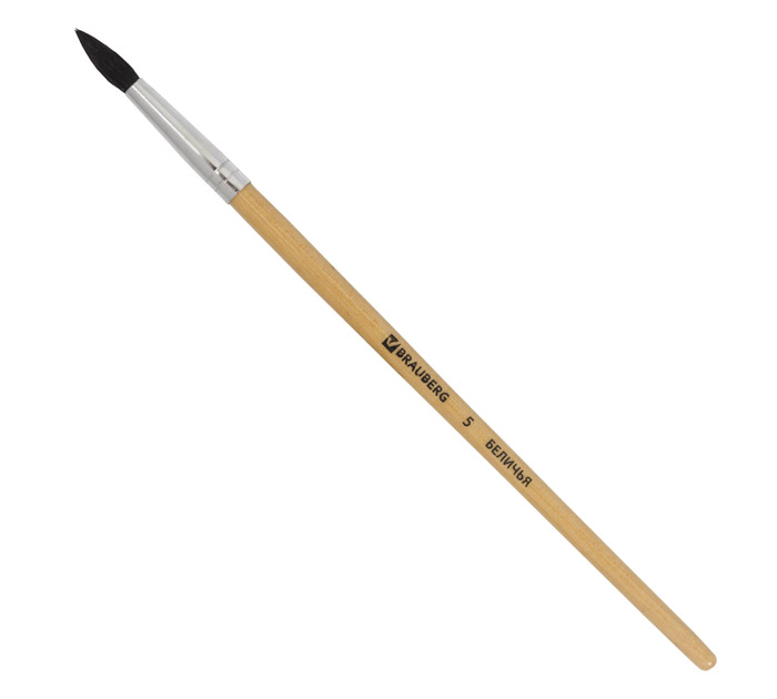 Кисть Brauberg №5, белка, круглая