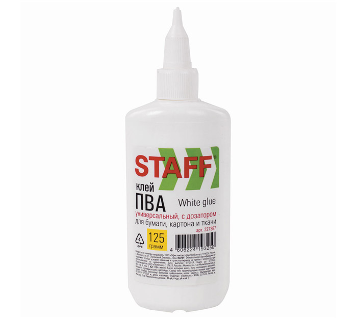 Клей ПВА Staff 125г