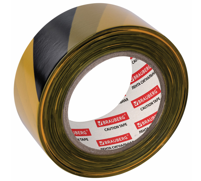 Лента сигнальная Brauberg «Грандмастер» 200м, 50мм