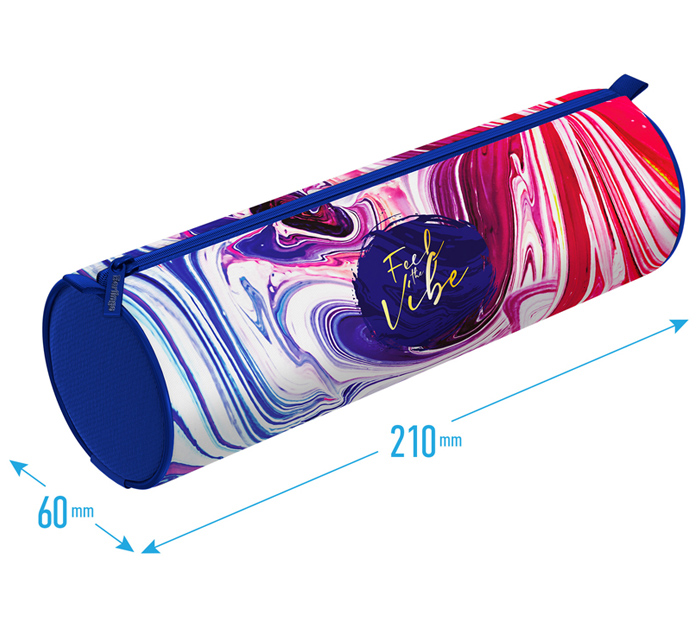 Пенал-тубус Berlingo «Liquid Wave» 210х60мм