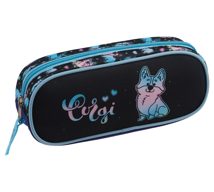 Пенал-косметичка ArtSpace «Corgi» 210х80х45мм
