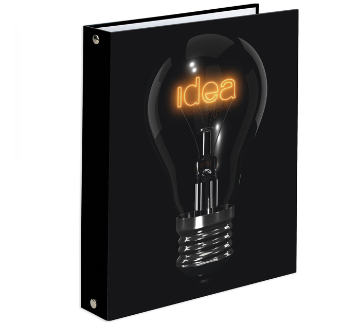 Тетрадь на кольцах  А5, 160л, клетка, Brauberg «Idea»