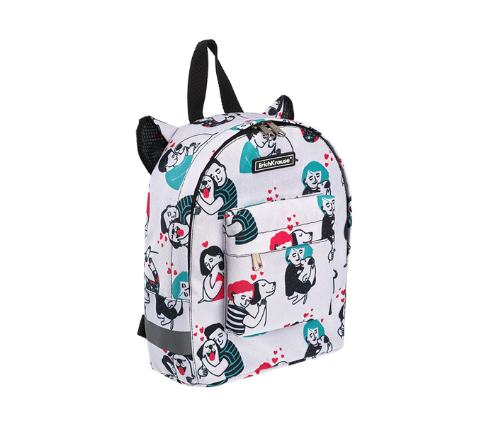 Рюкзак Erich Krause «Easyline Mini Animals 6L Furry Friends» 220х250х110мм, 1 отделение