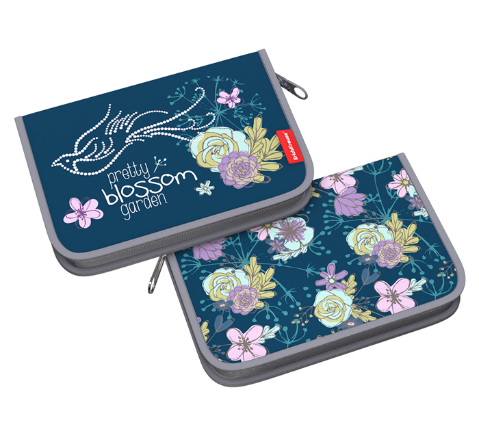 Пенал с 1 отделением Erich Krause «Blossom» 135х205х30мм