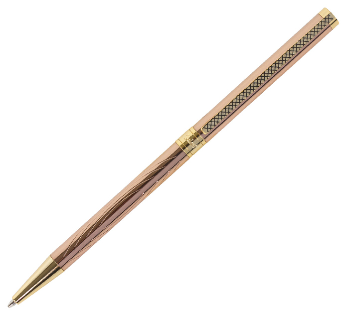 Ручка подарочная шариковая Galant «Astron gold» синий стержень, узел 0.7мм, корпус розовое золото, в футляре