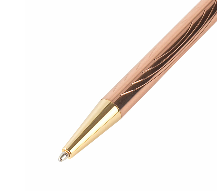 Ручка подарочная шариковая Galant «Astron gold» синий стержень, узел 0.7мм, корпус розовое золото, в футляре