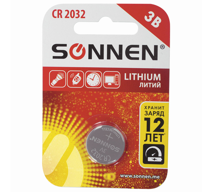 Элемент питания Sonnen CR2032