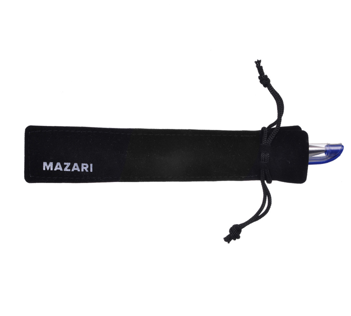 Футляр для ручек Mazari на 1шт, тканевый, черный