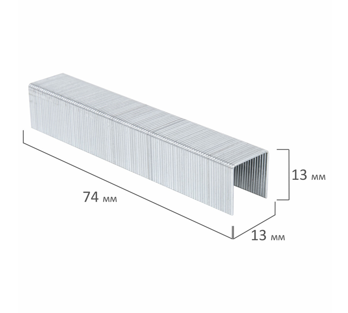 Скобы Brauberg №23/13, 1000шт
