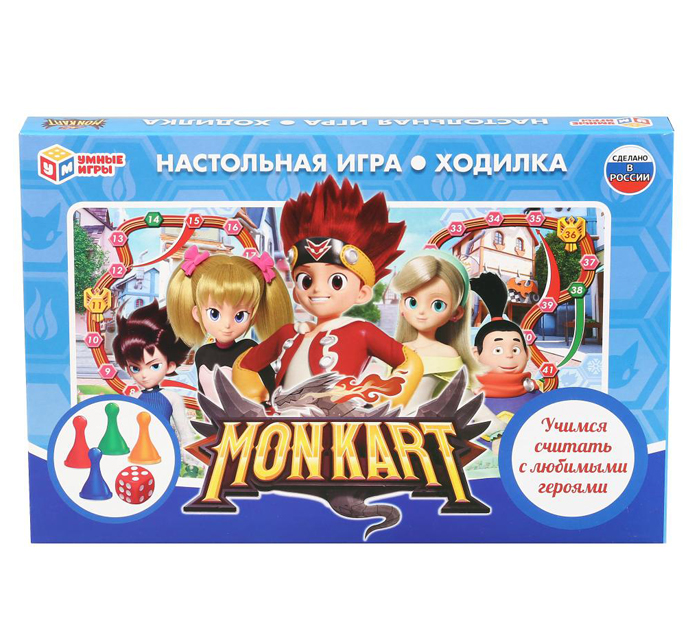 Игра-ходилка Умные игры «Монкарт» от 3-х лет