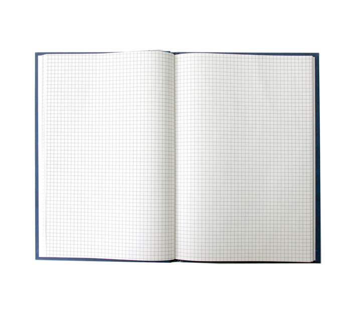 Книга учета Brauberg А4, клетка, бумвинил, синяя, 160л