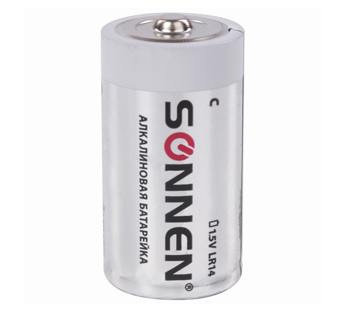 Элемент питания Sonnen «Super Alkaline» 1.5В, LR14, 2шт
