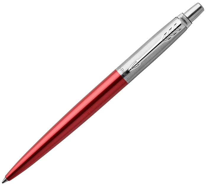Ручка подарочная шариковая Parker «Jotter Core Kensington Red CT» синий стержень, узел 1.0мм, в футляре