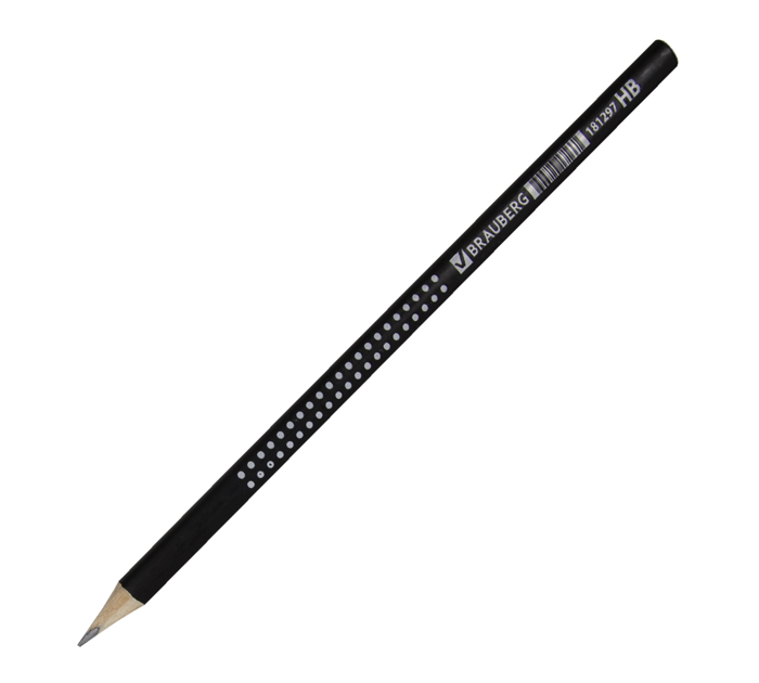 Карандаш Brauberg «Black&White» HB