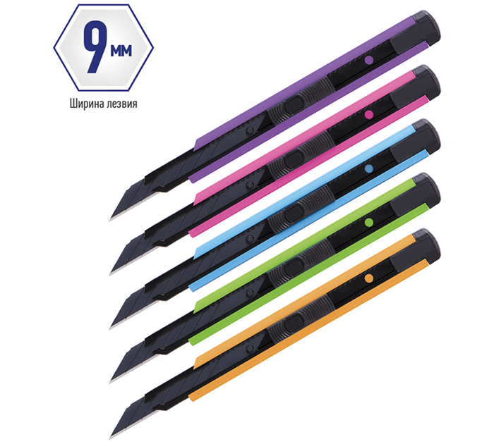 Нож канцелярский Berlingo «Color zone» 9мм