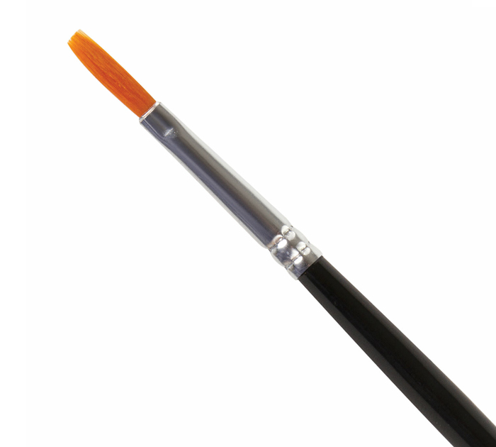 Кисть Brauberg №3, синтетика, плоская