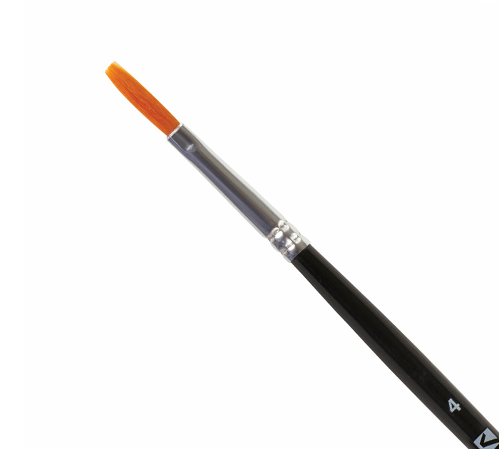 Кисть Brauberg №4, синтетика, плоская