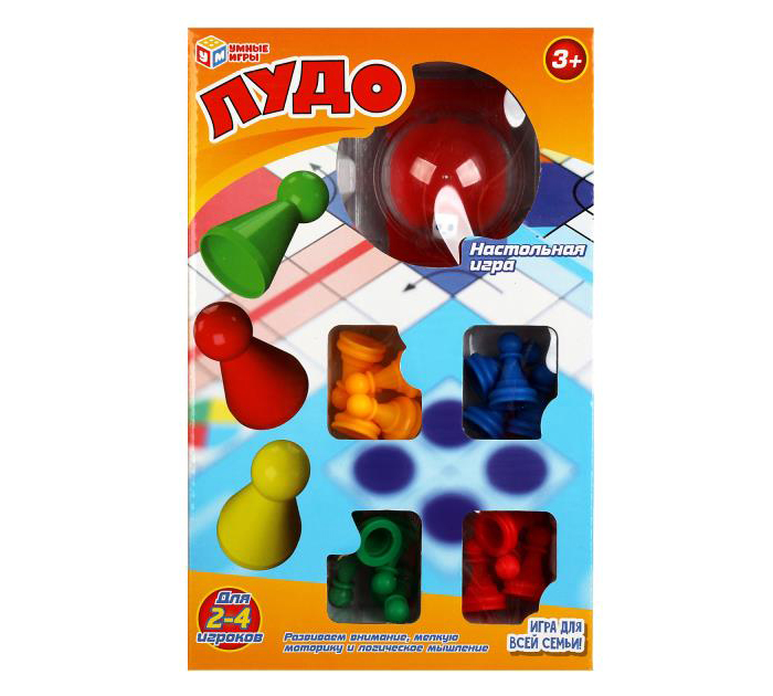 Игра настольная Умные игры «Лудо» от 3-х лет