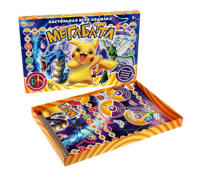 Игра-ходилка Умные игры «Мегабаттл» от 5-ти лет