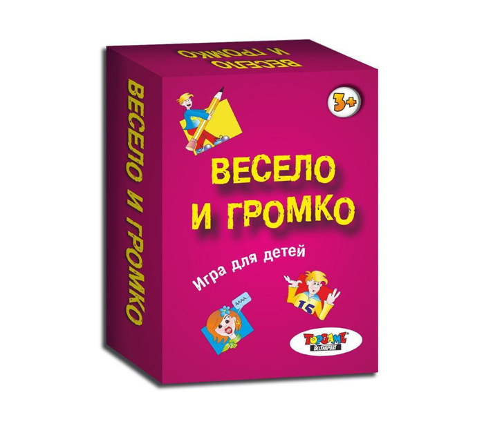 Игра настольная «Весело и громко» 100 карточек, от 3-х лет