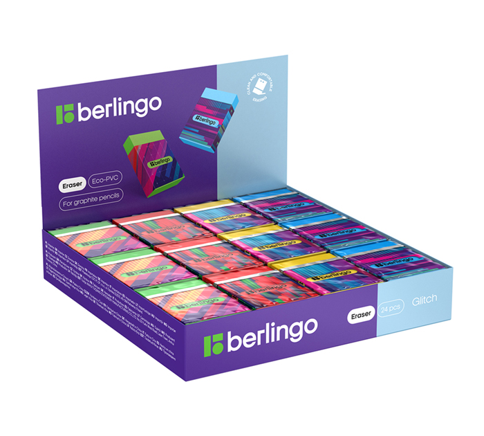 Ластик Berlingo «Glitch» 45х32х11мм